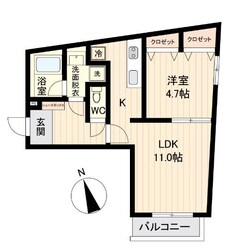 LiveFlat戸越の物件間取画像